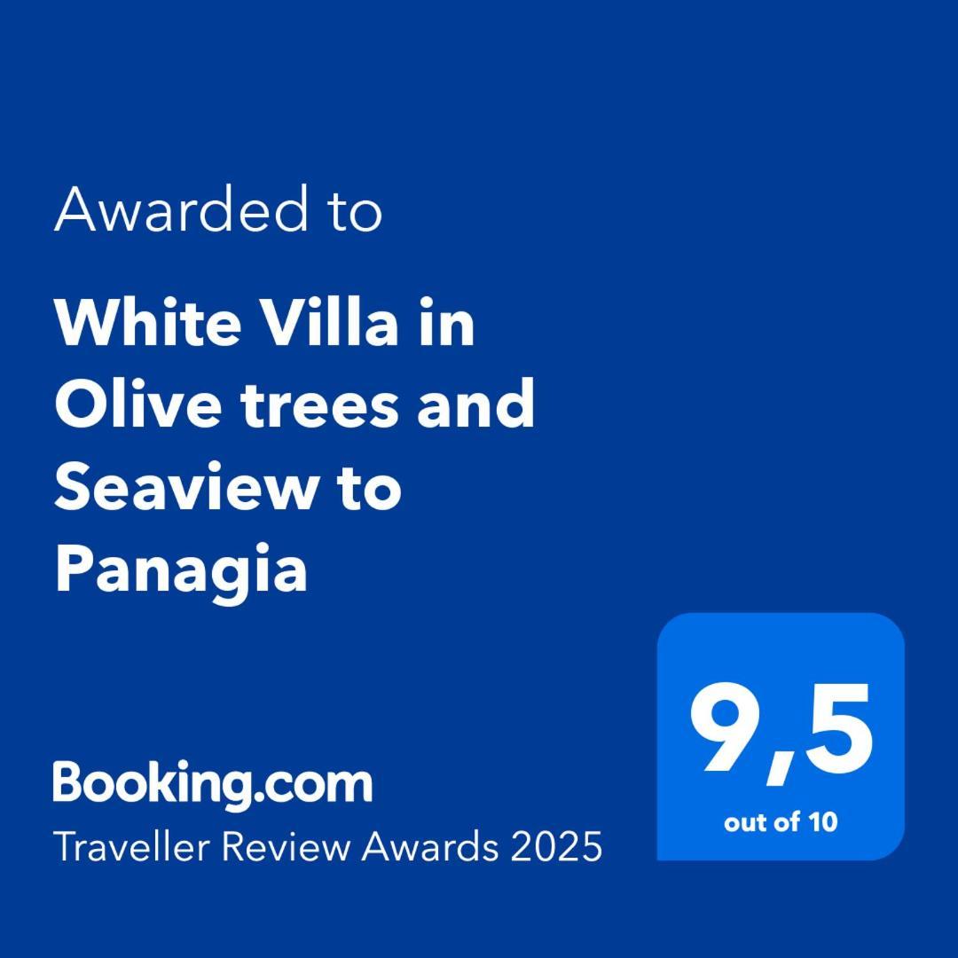 White In Olive Trees And Seaview To Panagia Holiday home *
